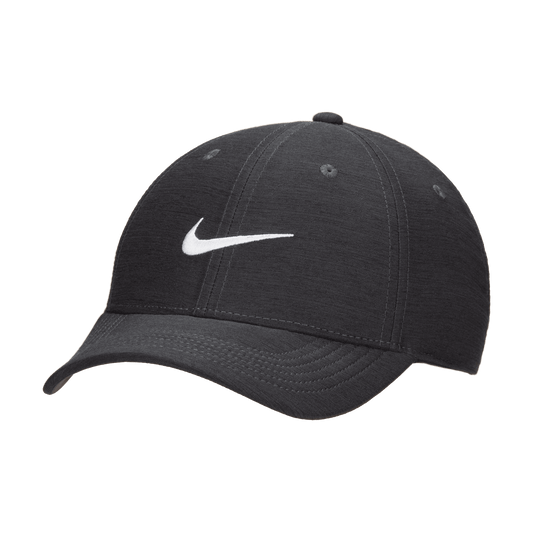 Nike Golf Dri-FIT Club Structured Heathered Cap FB6451 - 032 Black / Dark Smoke Grey / White 032 M/L 