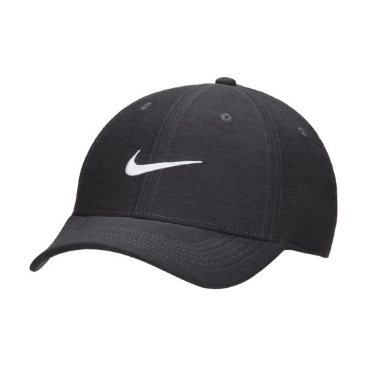 Nike Golf Dri-FIT Club Structured Heathered Cap FB6451 - 032 Black / Dark Smoke Grey / White 032 M/L