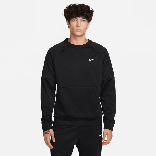 Nike Golf Men's Therma-FIT Fitness Crew Sweater FB8505 Black / White 010 M 