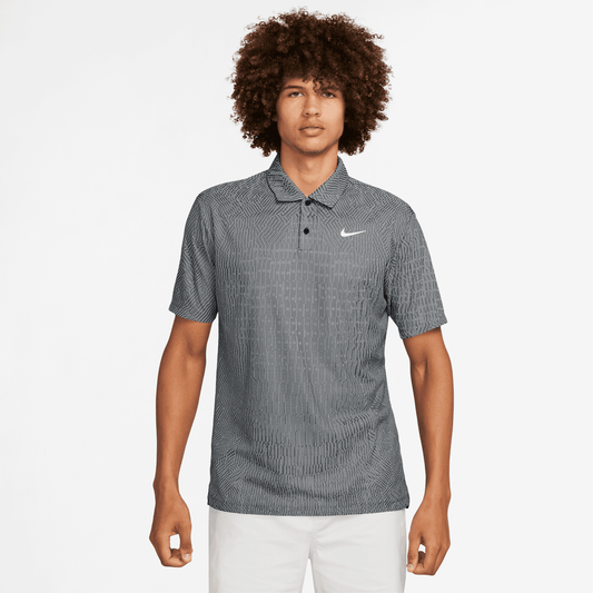 Nike Dri-FIT ADV Tour Golf Polo Shirt FD5731 - 065 Cool Grey / Black / White 065 M