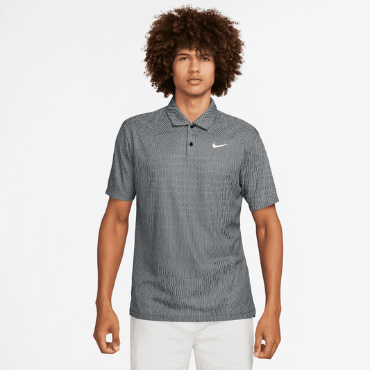 Nike Golf Dri-FIT ADV Tour Polo Shirt FD5731 - 065 Cool Grey / Black / White 065 M 