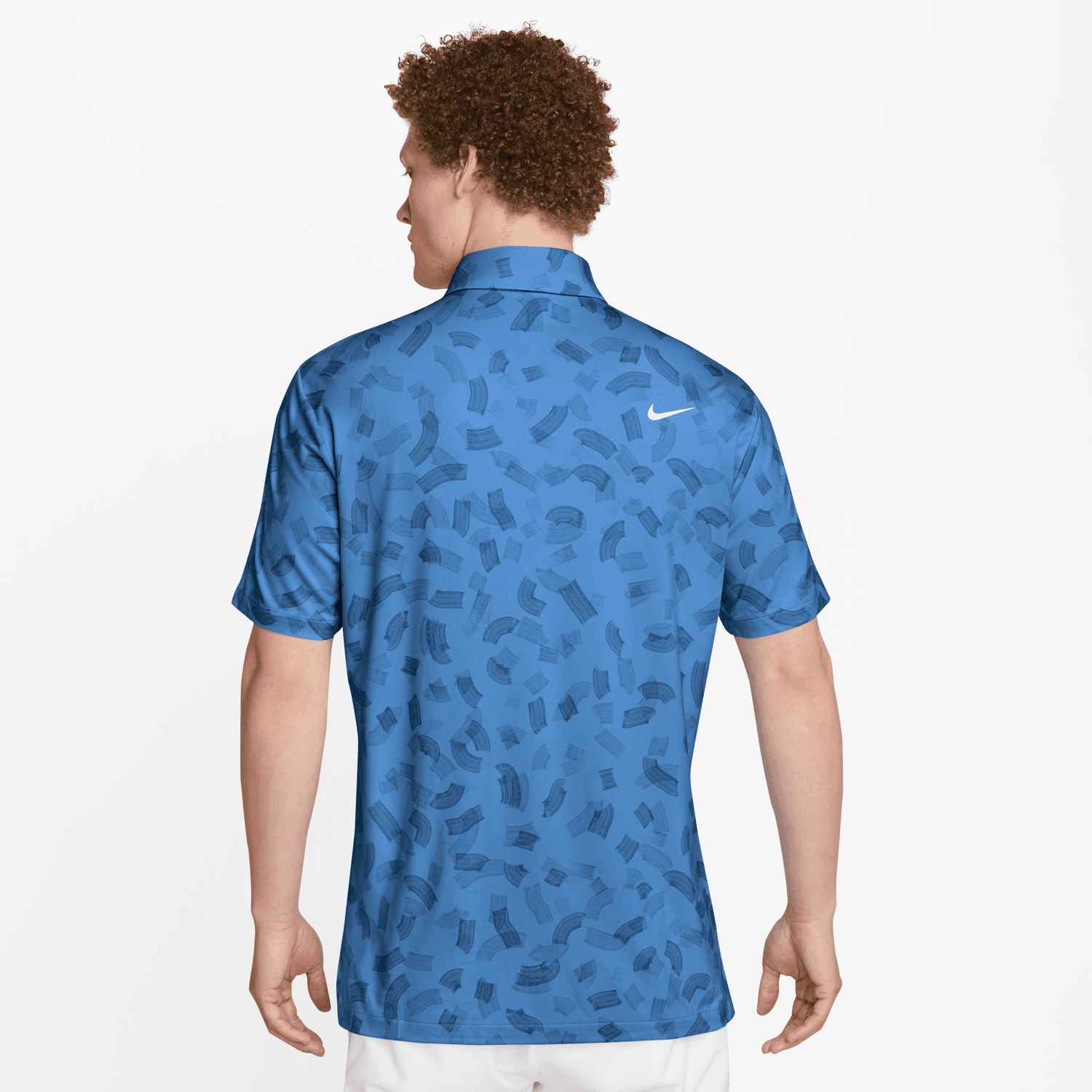 Nike Dri-FIT Micro Print Tour Golf Polo Shirt - FD5735-402