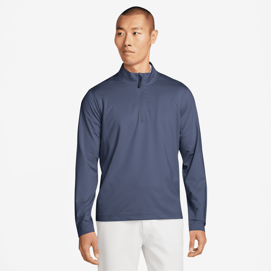 Nike Dri-FIT Victory 1/2 Zip Pullover Golf Top FD5837 - 410 Midnight Navy / White 410 M