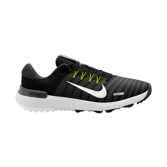 Nike Free Mens Spikeless Golf Shoes 2024 - FN0332 - 001 Black / White-Iron Grey-Volt 001 8