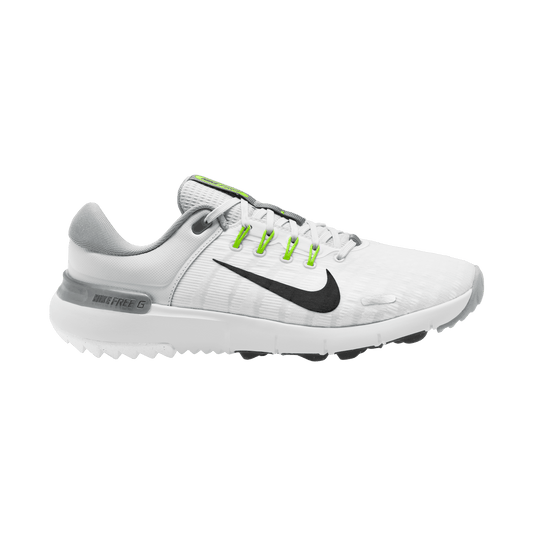 Nike Golf Free Mens Spikeless Golf Shoes FN0332 - 101 White / Black-Pure Platinum-Wolf Grey 101 8 