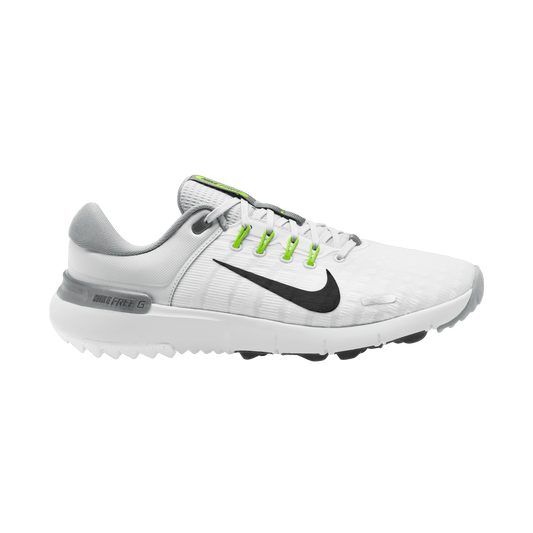 Nike Free Mens Spikeless Golf Shoes 2024 - FN0332 - 101 White / Black-Pure Platinum-Wolf Grey 101 8