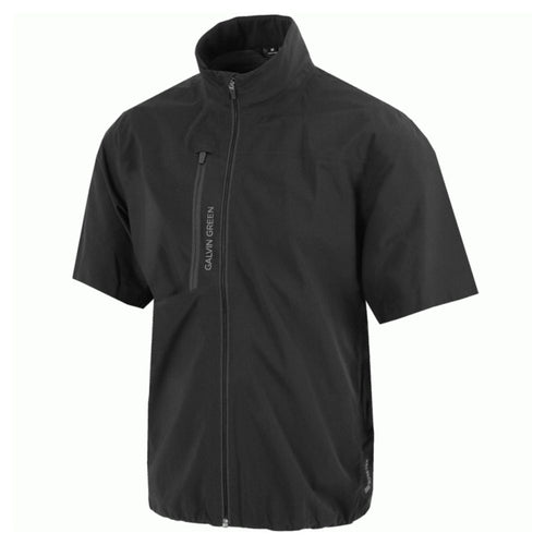 Galvin Green Axl Mens Short Sleeve Waterproof Golf Jacket Black 9403 L 