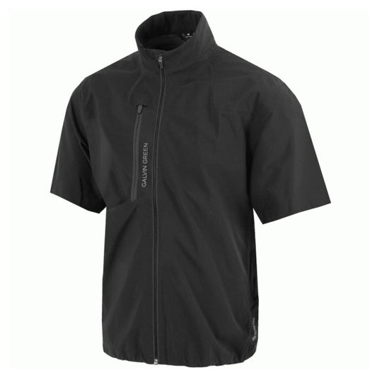 Galvin Green Axl Mens Short Sleeve Waterproof Golf Jacket Black 9403 L 
