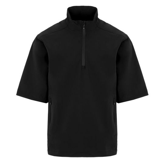 ProQuip Golf Aqualite 1/2 Sleeve Mens Waterproof Jacket Black/Grey M 