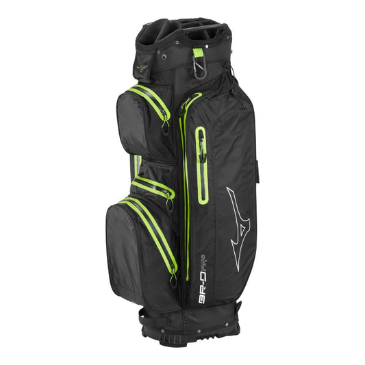 Mizuno BR-DRI 25 Cart Bag 2025 - Black Green Black / Green