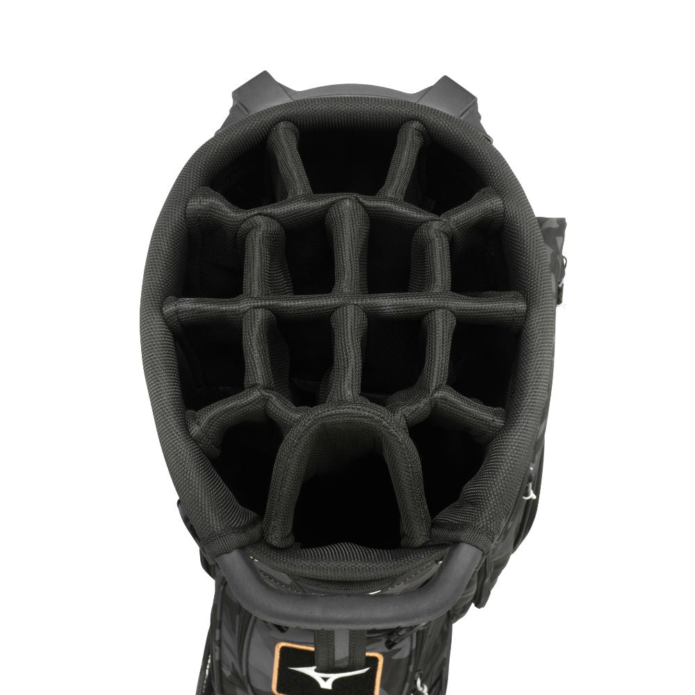 Mizuno BR-DX 25 Hybrid Stand Bag 2025 - Black Camo Copper