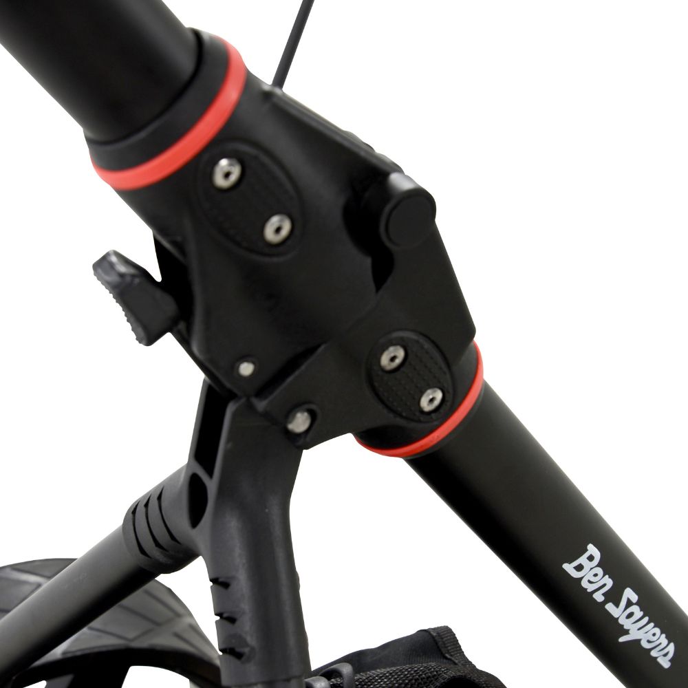 Ben Sayers 18 Hole Lithium Electric Golf Trolley - Black / Red + Free £100 Gift Pack