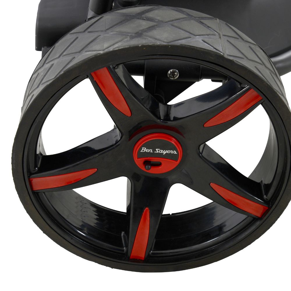 Ben Sayers 18 Hole Lithium Electric Golf Trolley - Black / Red + Free £100 Gift Pack