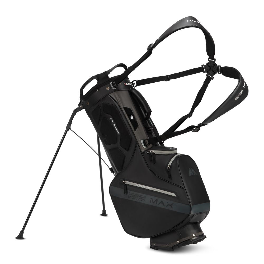 Big Max Aqua Eight H Golf Stand Bag 2026 - Black / Charcoal