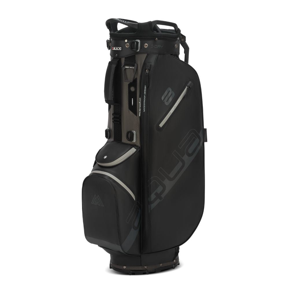 Big Max Aqua Eight H Golf Stand Bag 2026 - Black / Charcoal