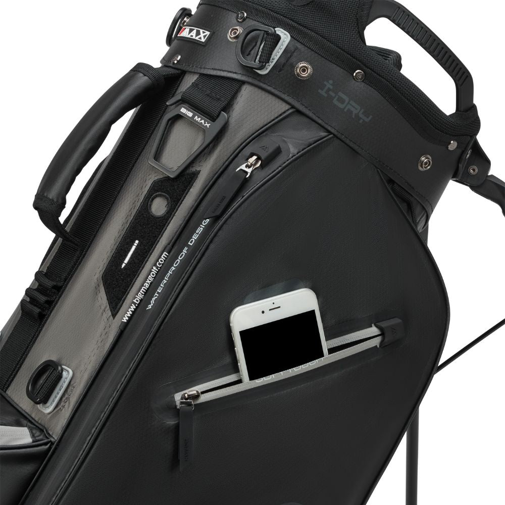 Big Max Aqua Eight H Golf Stand Bag 2026 - Black / Charcoal
