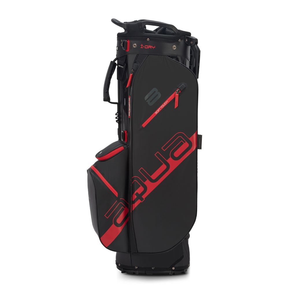 Big Max Aqua Eight H Golf Stand Bag 2026 - Black / Red