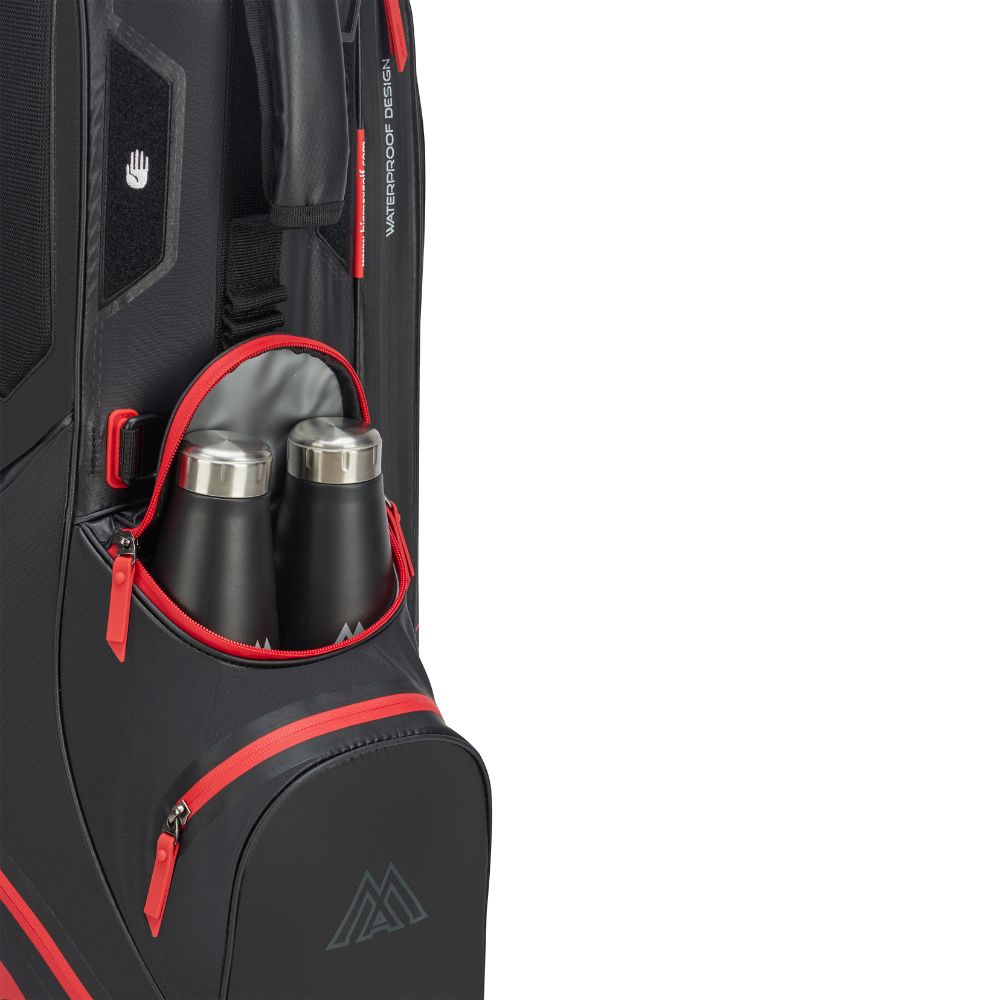 Big Max Aqua Eight H Golf Stand Bag 2026 - Black / Red