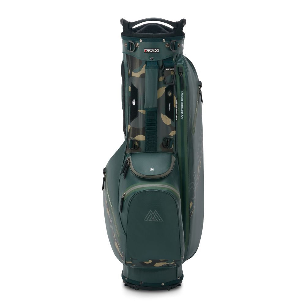 Big Max Aqua Eight H Golf Stand Bag 2026 - Forest Green / Green Camo