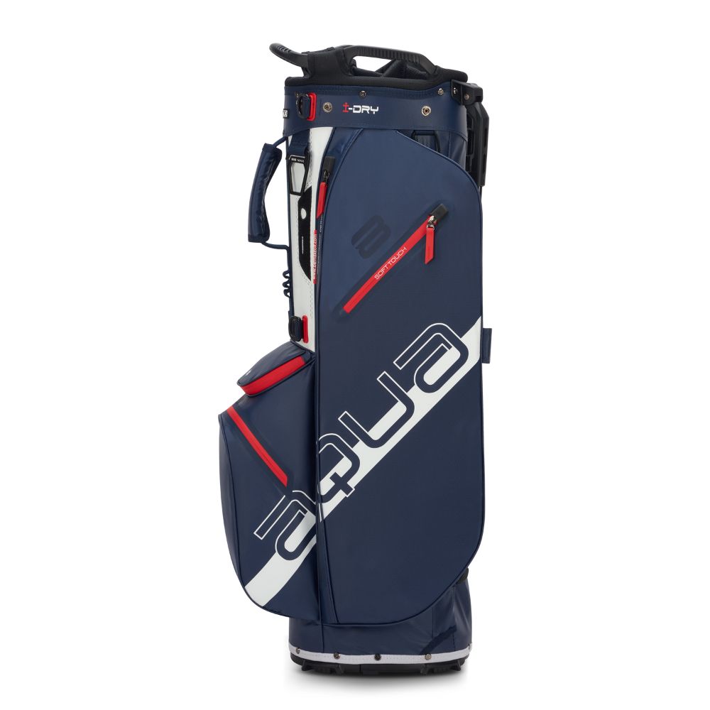 Big Max Aqua Eight H Golf Stand Bag 2026 - Navy / White / Red