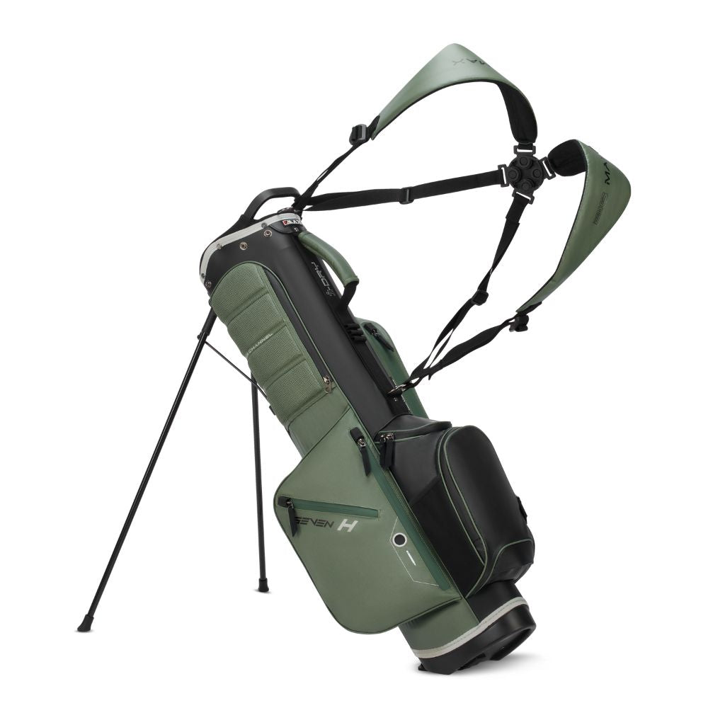 Big Max Aqua Seven H Golf Stand Bag 2026 - Black / Olive / Off White
