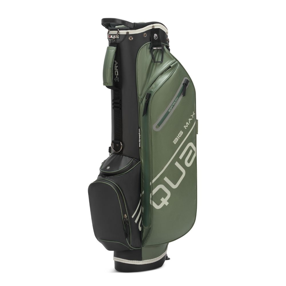 Big Max Aqua Seven H Golf Stand Bag 2026 - Black / Olive / Off White