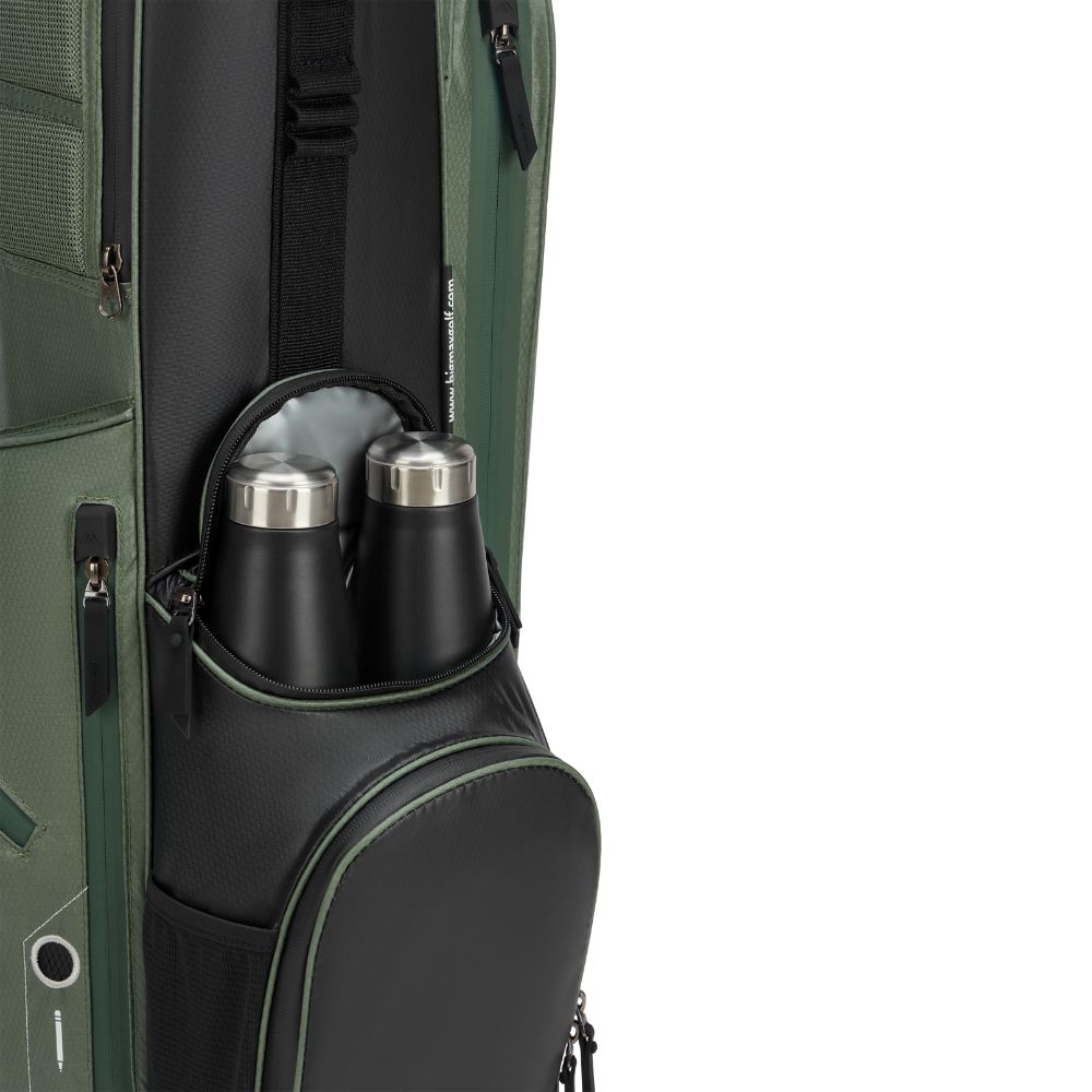 Big Max Aqua Seven H Golf Stand Bag 2026 - Black / Olive / Off White