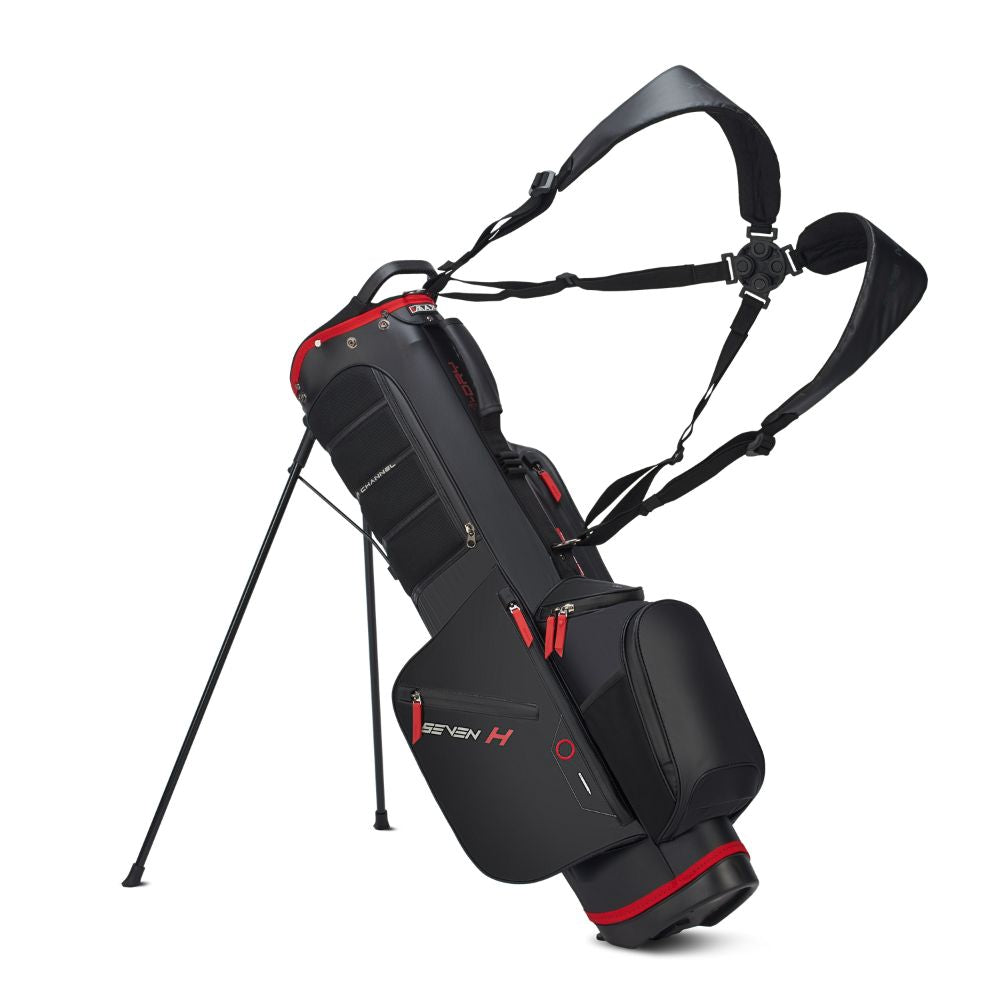 Big Max Aqua Seven H Golf Stand Bag 2026 - Black / Red