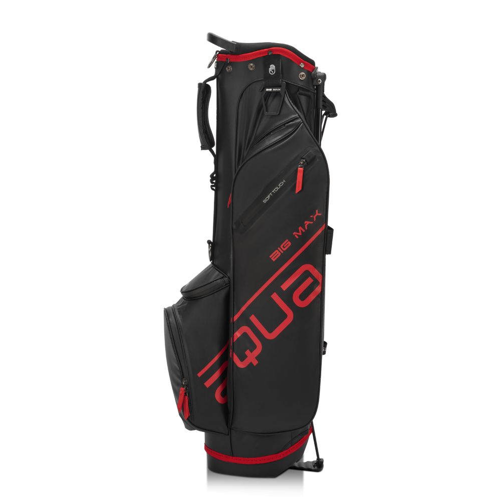 Big Max Aqua Seven H Golf Stand Bag 2026 - Black / Red