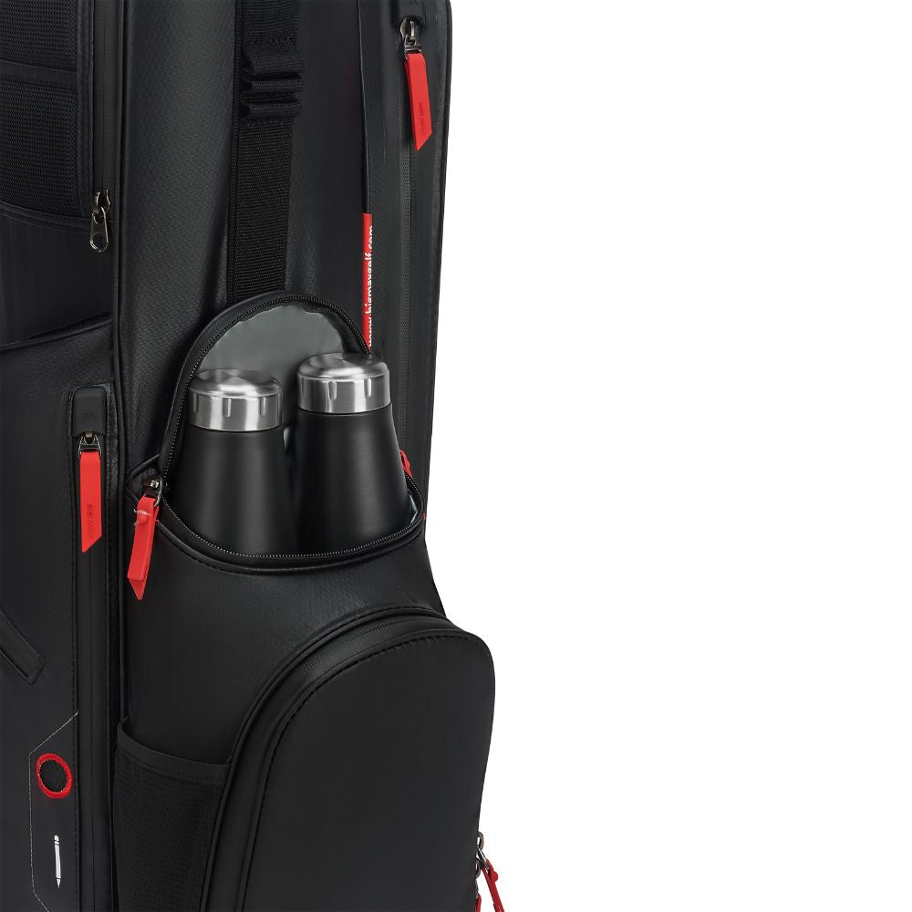 Big Max Aqua Seven H Golf Stand Bag 2026 - Black / Red