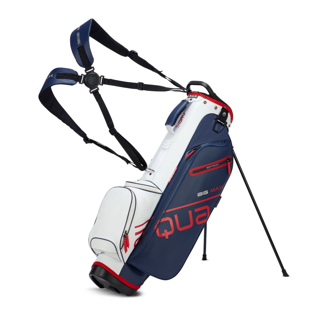 Big Max Aqua Seven H Golf Stand Bag 2026 - Navy / White / Red Navy / White / Red