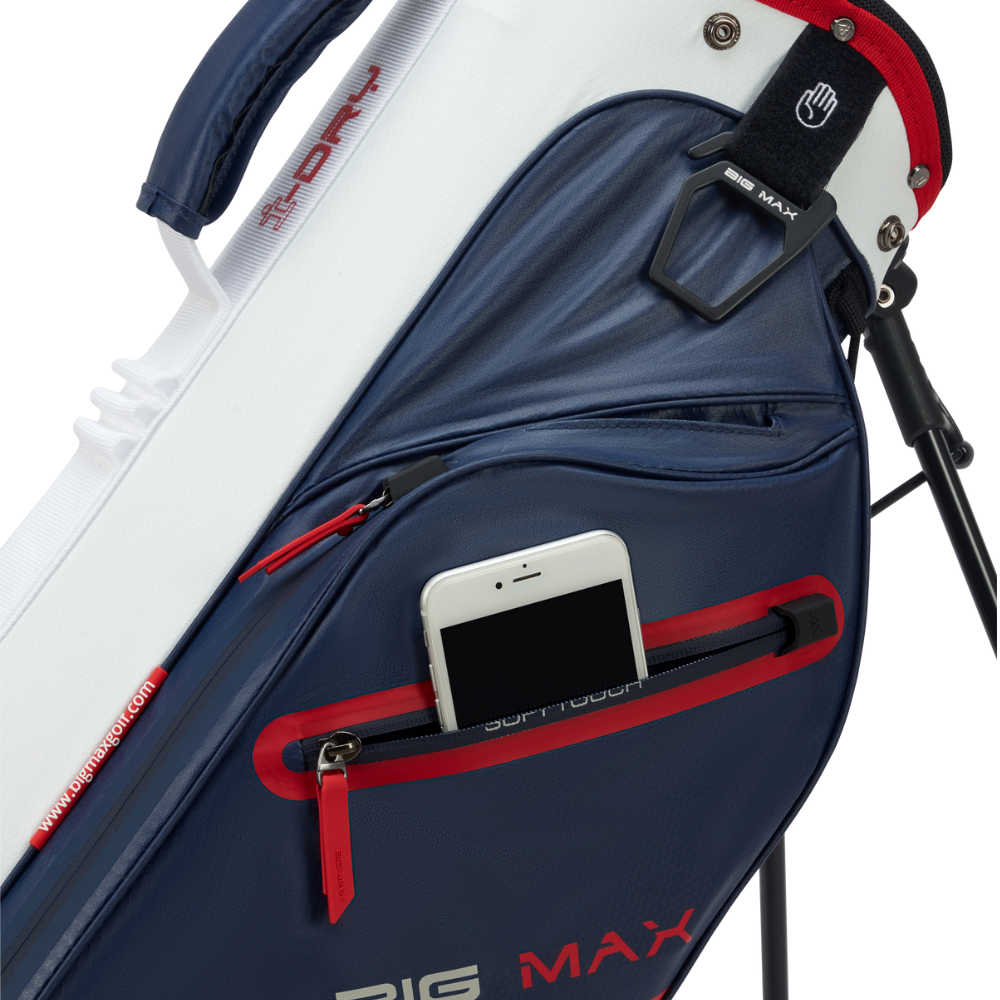 Big Max Aqua Seven H Golf Stand Bag 2026 - Navy / White / Red