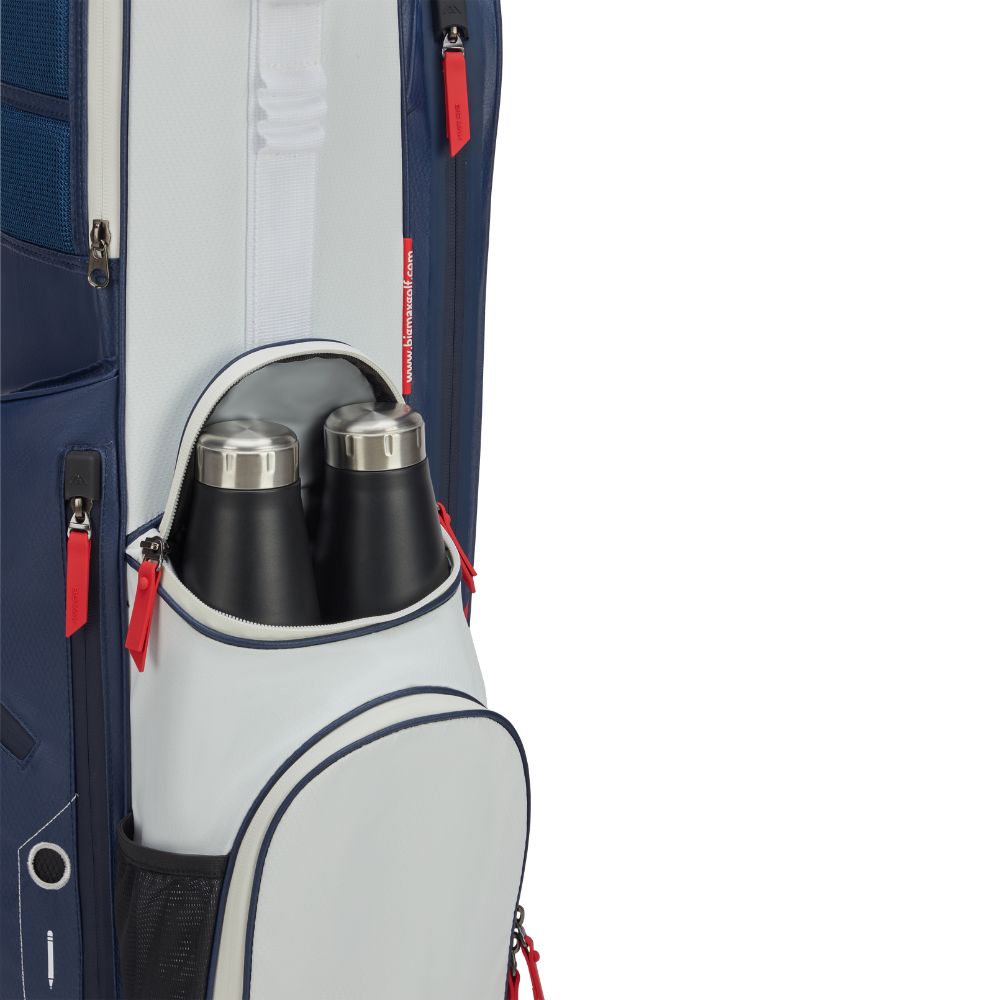 Big Max Aqua Seven H Golf Stand Bag 2026 - Navy / White / Red