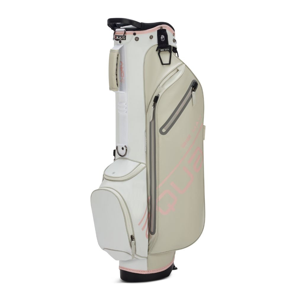 Big Max Aqua Seven H Golf Stand Bag 2026 - White / Off White / Pink