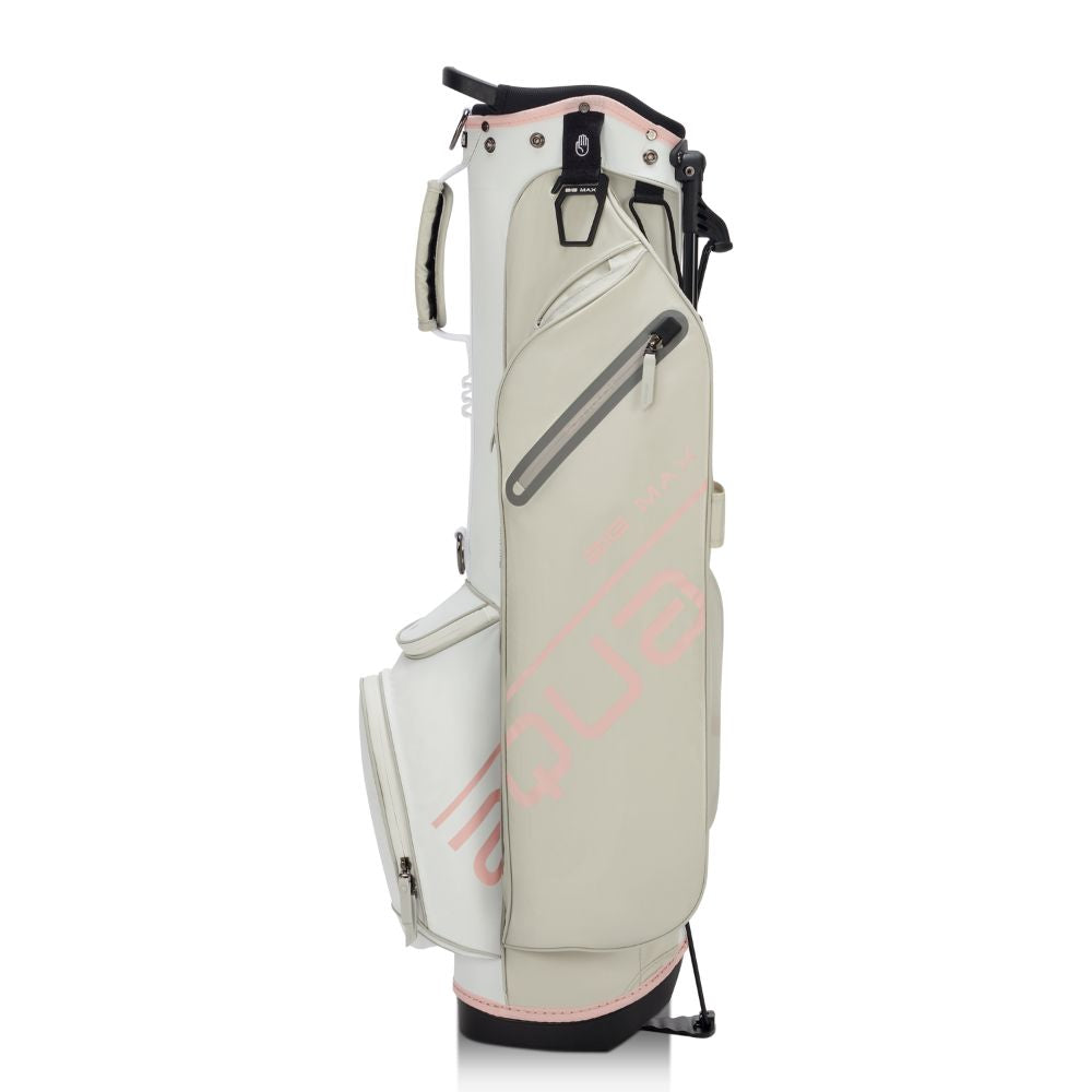 Big Max Aqua Seven H Golf Stand Bag 2026 - White / Off White / Pink