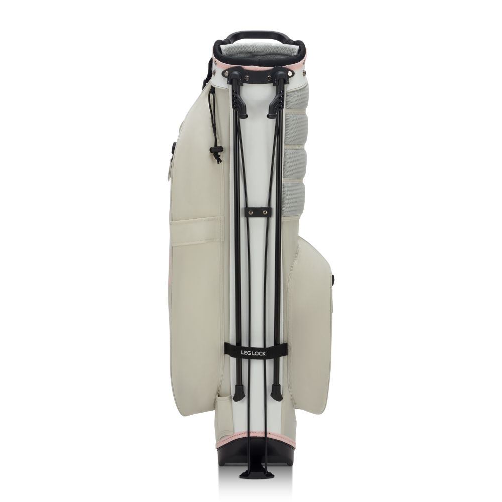 Big Max Aqua Seven H Golf Stand Bag 2026 - White / Off White / Pink