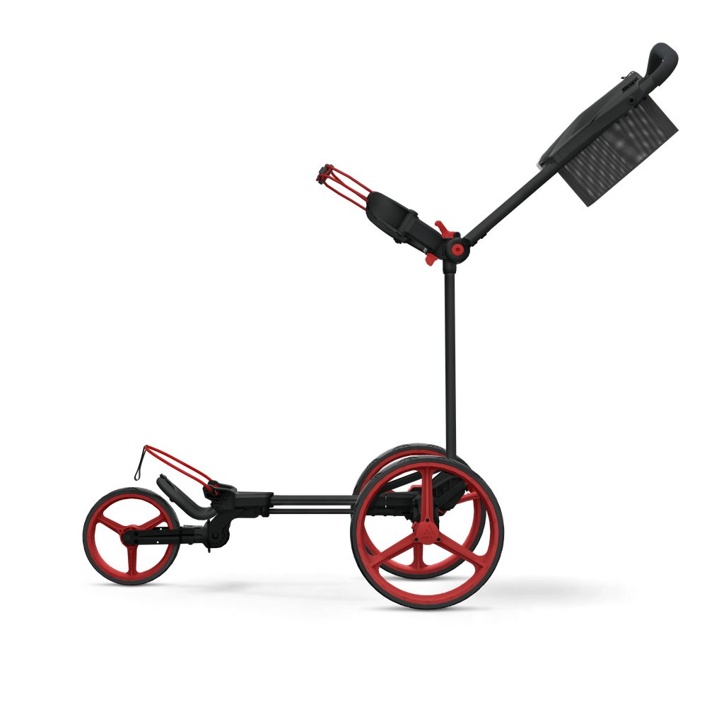 Big Max Blade Trio Golf Trolley - Phantom Black / Red