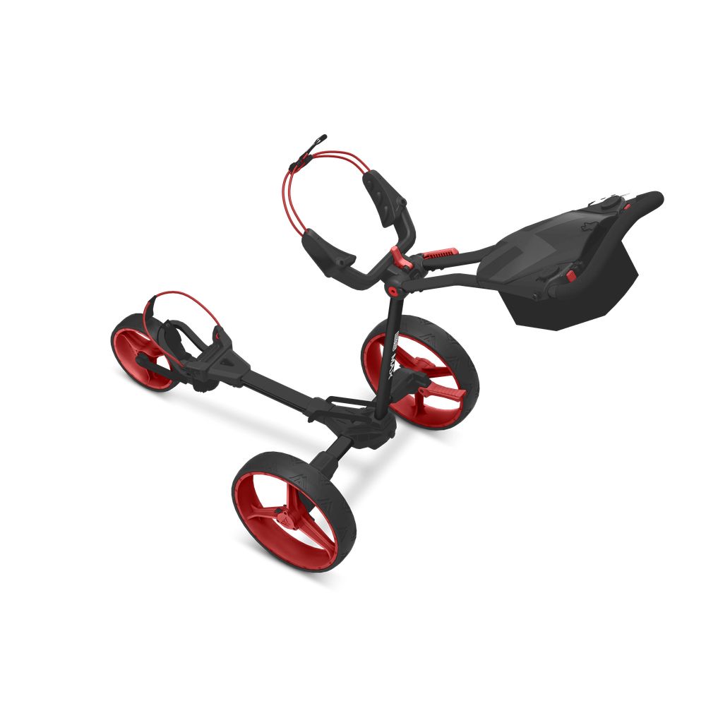 Big Max Blade Trio Golf Trolley - Phantom Black / Red
