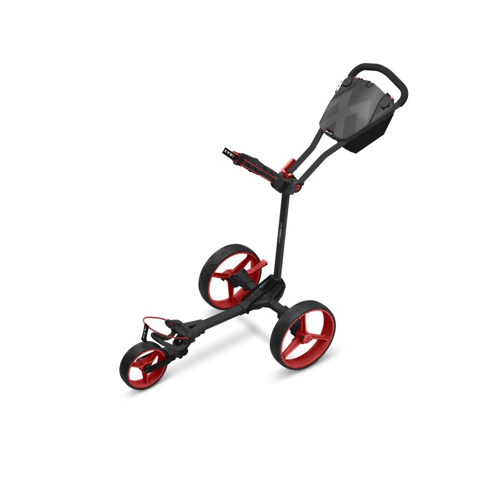 Big Max Blade Trio Golf Trolley - Phantom Black / Red