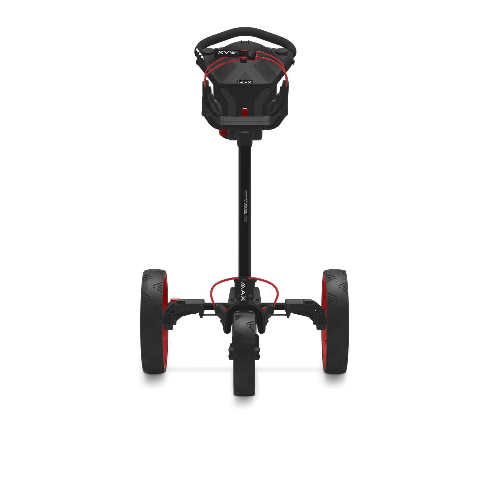 Big Max Blade Trio Golf Trolley - Phantom Black / Red