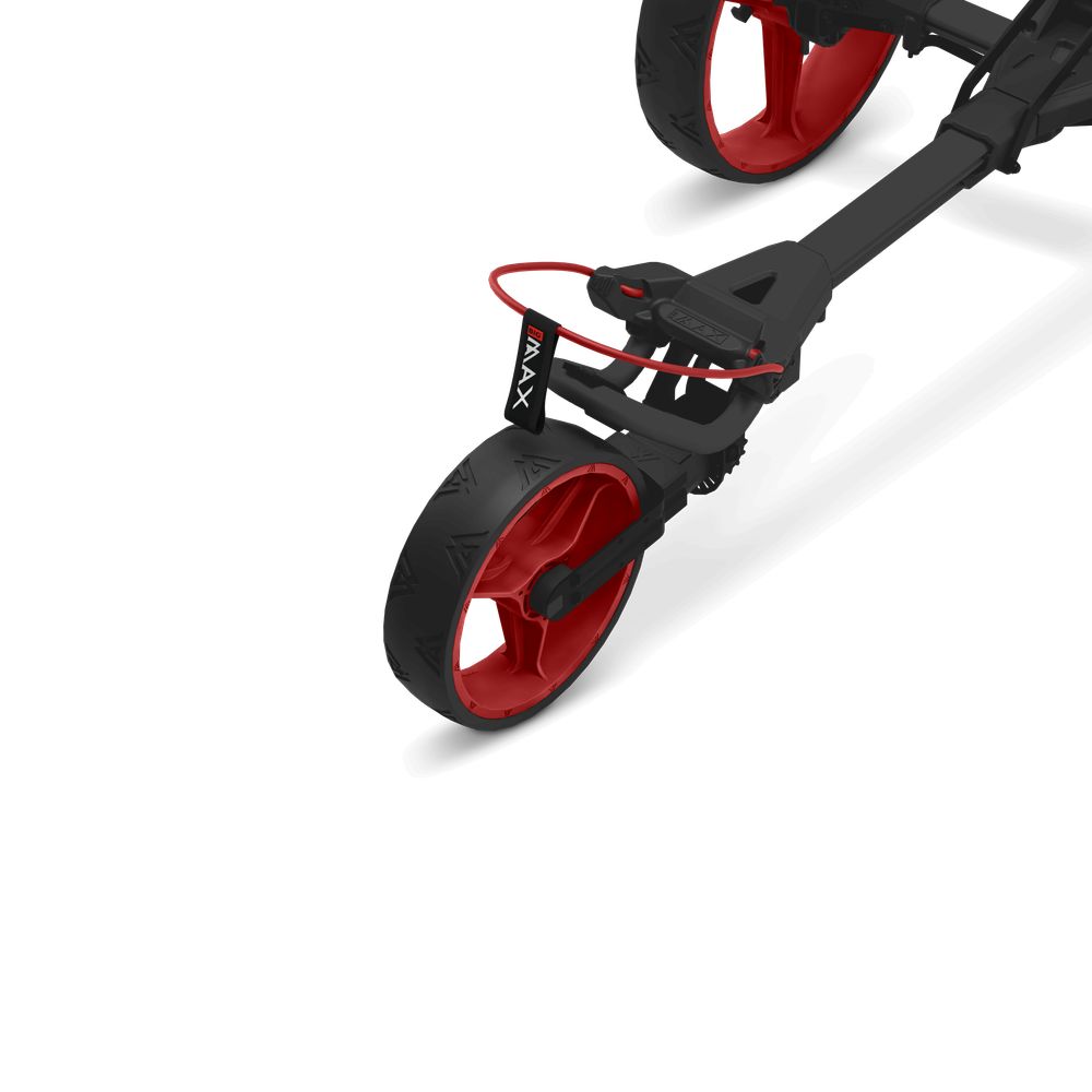 Big Max Blade Trio Golf Trolley - Phantom Black / Red