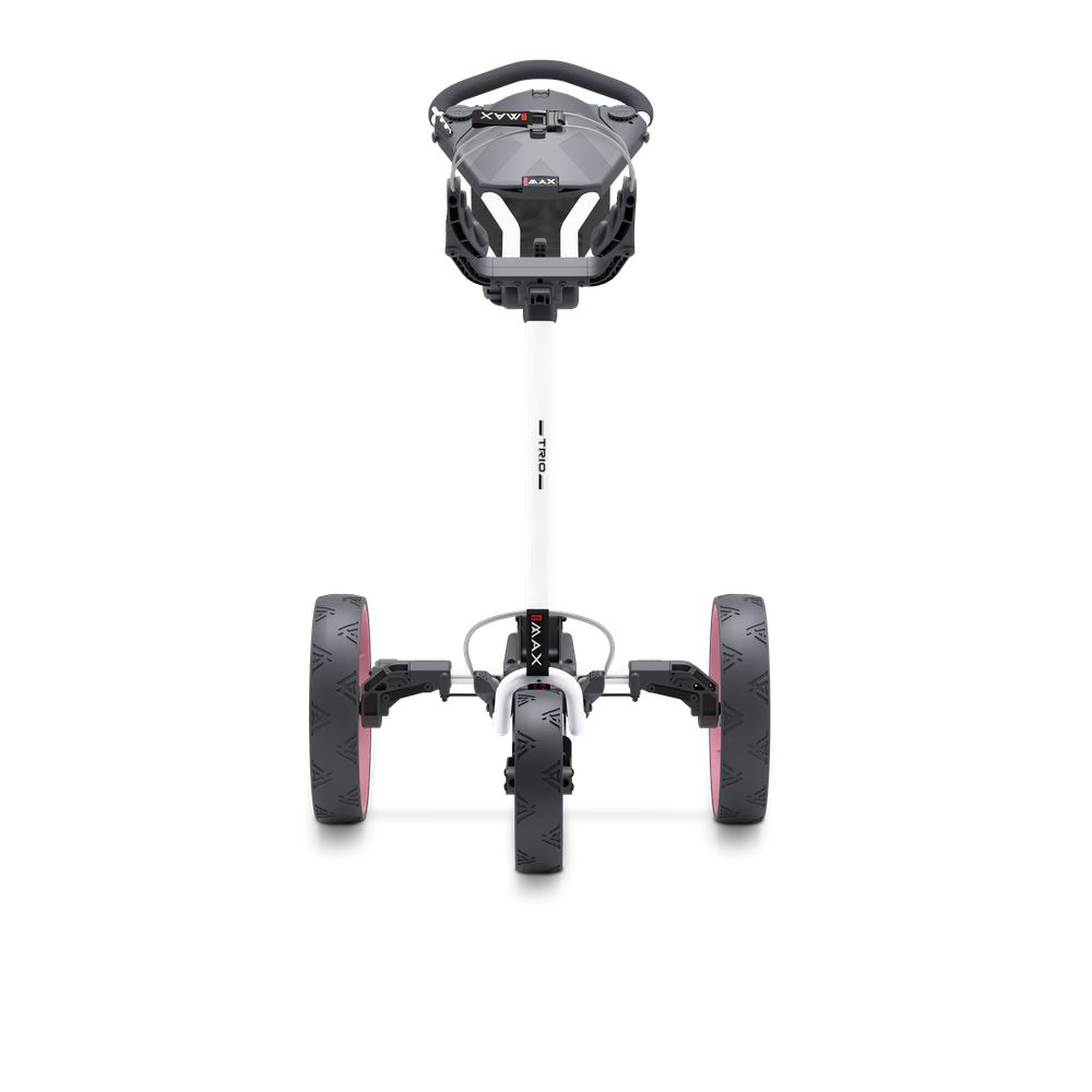 Big Max Blade Trio Golf Trolley - White / Pink