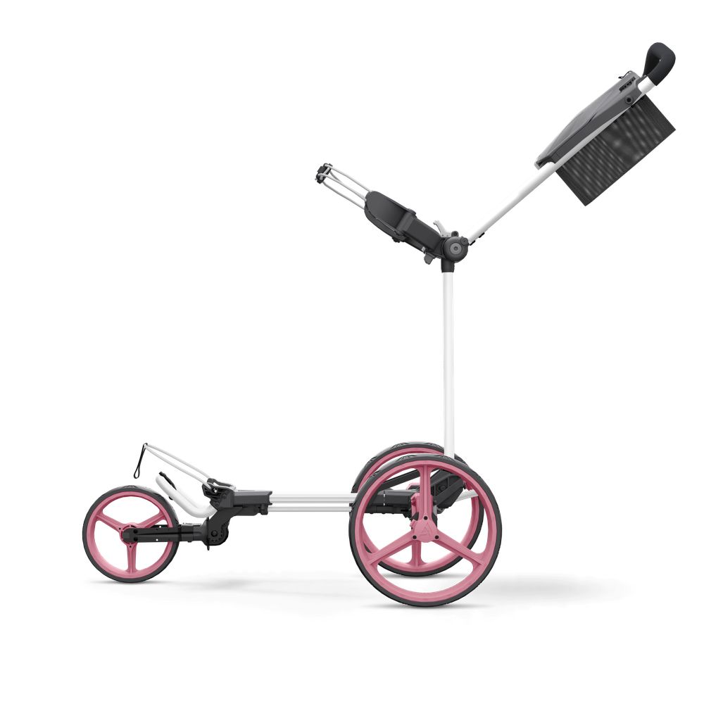 Big Max Blade Trio Golf Trolley - White / Pink