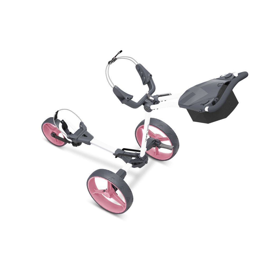Big Max Blade Trio Golf Trolley - White / Pink