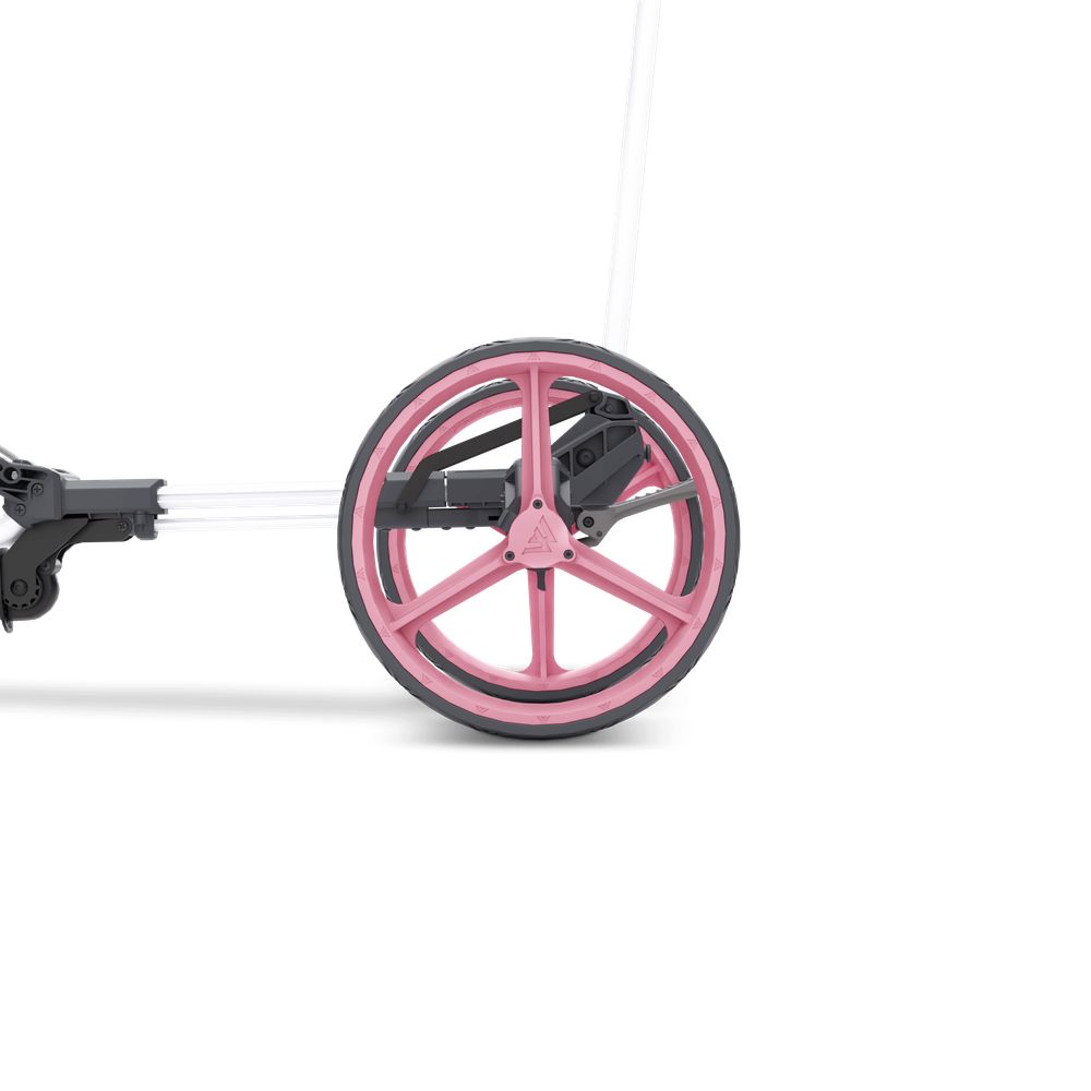 Big Max Blade Trio Golf Trolley - White / Pink