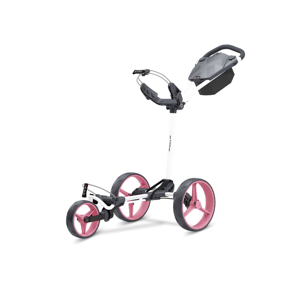 Big Max Blade Trio Golf Trolley - White / Pink White / Pink