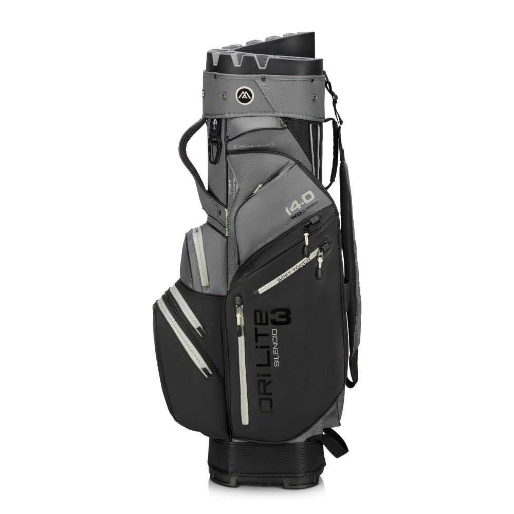 Big Max Dri Lite Silencio 3 Organiser Golf Cart Bag 2026 - Black / Grey