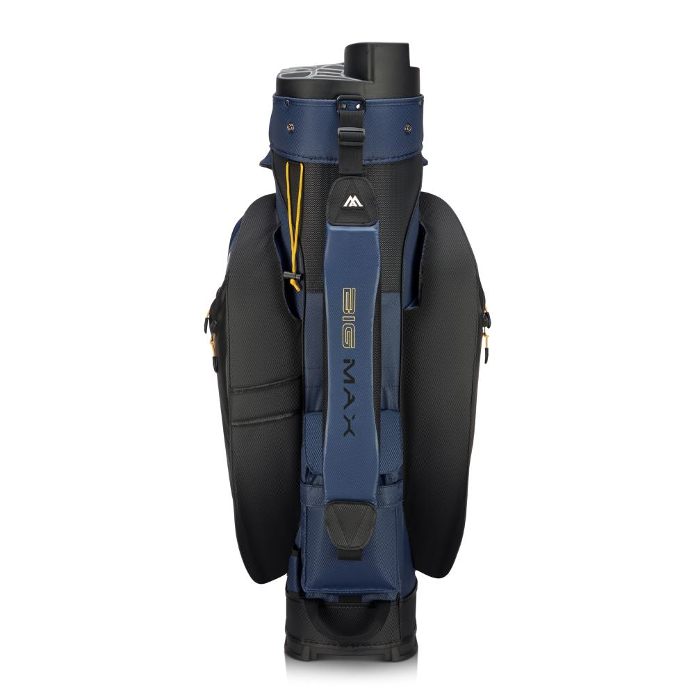 Big Max Dri Lite Silencio 3 Organiser Golf Cart Bag 2026 - Black / Navy / Corn
