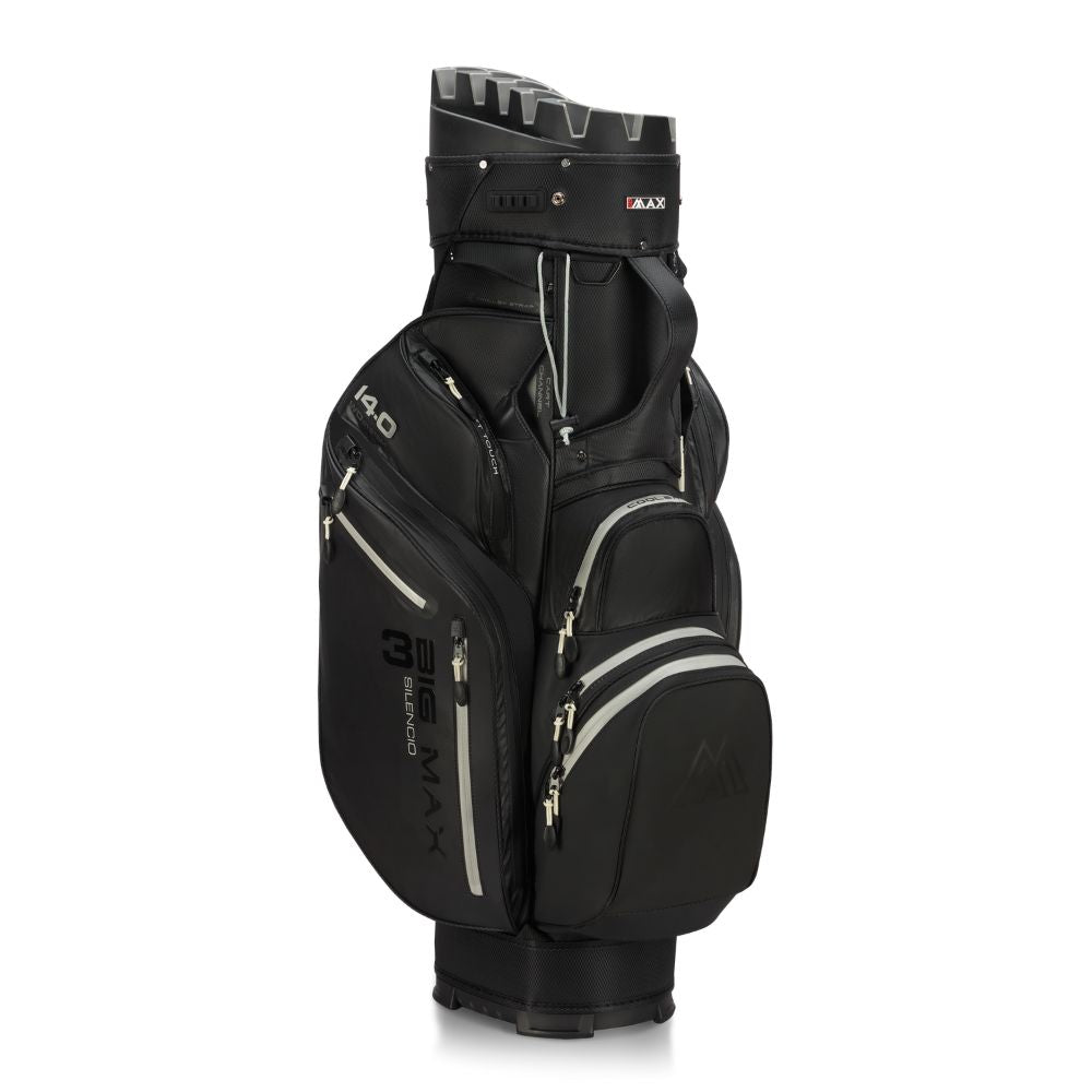 Big Max Dri Lite Silencio 3 Organiser Golf Cart Bag 2026 - Black