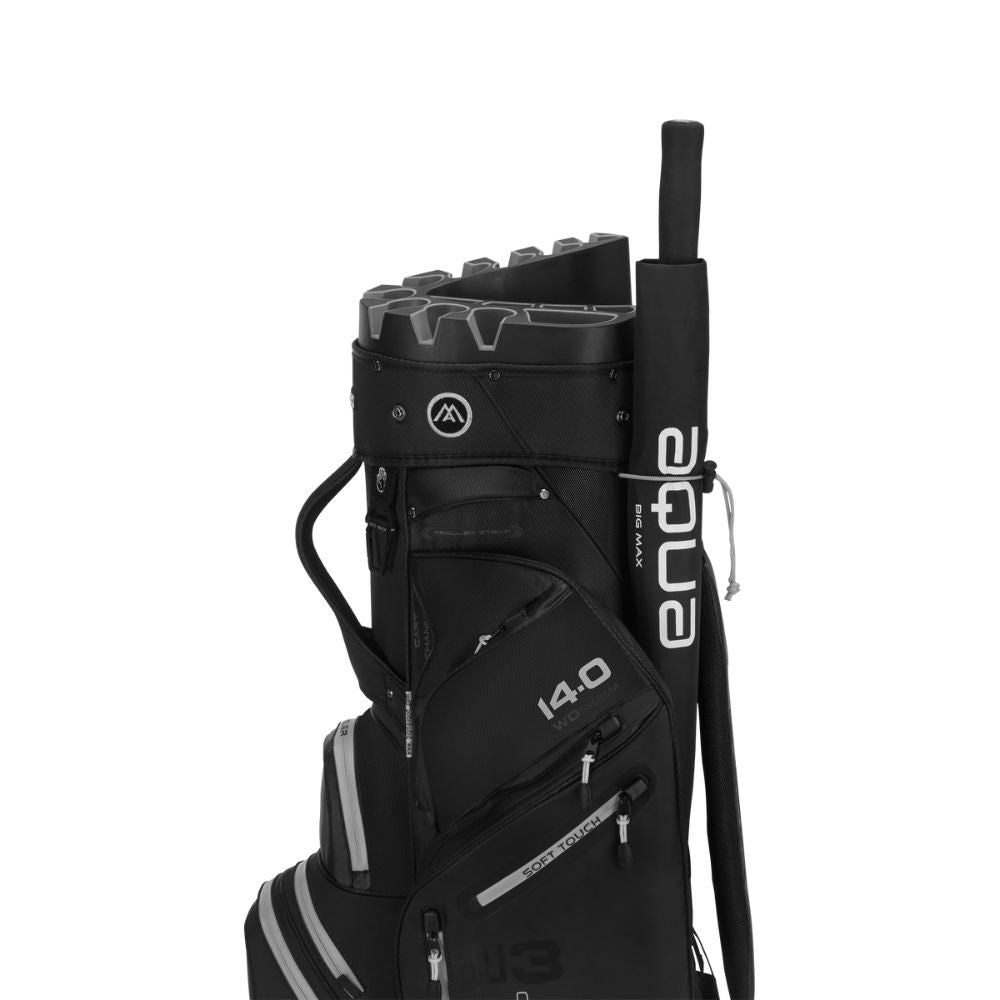Big Max Dri Lite Silencio 3 Organiser Golf Cart Bag 2026 - Black